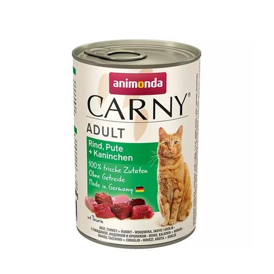 Animonda CARNY® cat Adult hovädzie, morka a králik bal. 6 x 400 g konzerva